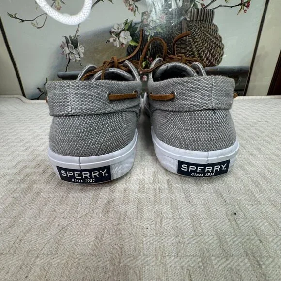 Sperry Top-Sider Mens Size 8.5 Gray Boat Shoes classic casual wear - Picture 3 of 7